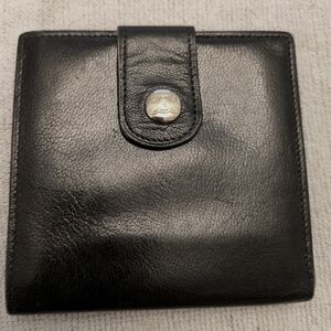 CELINE Authentic Lambskin Leather Bifold Wallet
